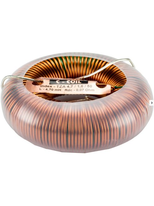 Jantzen C-magos tekercs  5,6mH +/-5% 0,11Ω +/-10% 500W / 8Ω wire 1,4mm=15AWG core-10 OD71 H25