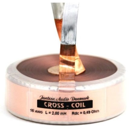 Jantzen Cross Coil  0,410mH +/-2% 0,22Ω +/-5% 16AWG OD53 H27