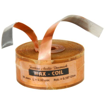 Jantzen impregnált rézfóliafóliatekercs - WAX Coil 0,385mH +/-2% 0,20Ω +/-5% 16AWG OD57 H25