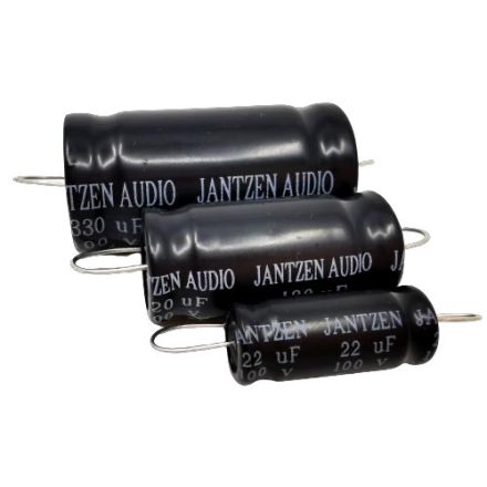 Jantzen EleCap 5% 47µF 100VDC 13/32mm. hor.