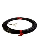 Ezüstözött hangfalkábel 1x1,3mm2 =16AWG max.600V PTFE insul.(tefl) black