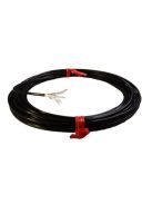 Ezüstözött hangfalkábel 1x2,5mm2 =13AWG max.600V PTFE insul.(tefl) black
