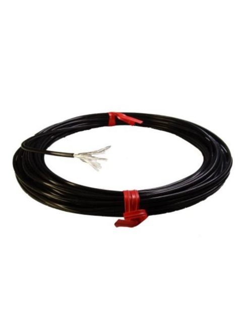 Ezüstözött hangfalkábel 1x2,5mm2 =13AWG max.600V PTFE insul.(tefl) black