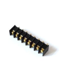 Gold plated tag strip 8 pins  max.16Amp. 300V