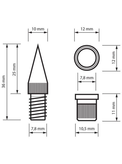 Spike 907 hangsugárzó tüske