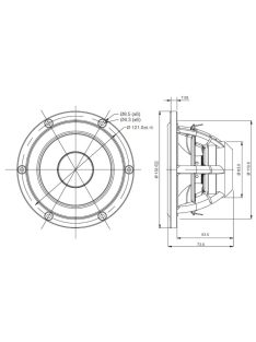 SATORI MW13PNW-4 mélyközép sugárzó