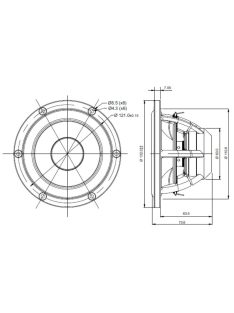SATORI MW13PNW-8 mélyközép sugárzó