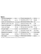 SB17NRXC35-8 6” mély-közép sugárzó