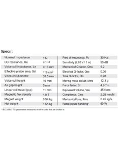 SB17MFC35-4 6” mély-közép sugárzó