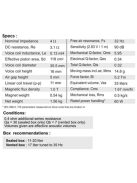 SB17NAC35-4 6” mély-közép sugárzó