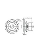 SB12CACS25-8 4" mid/woofer, 25mm VC