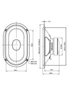 SB15SFCR39-8 5" x 8" midwoofer