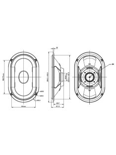 SB Acoustics SB15SFCR-00 passzív membrán