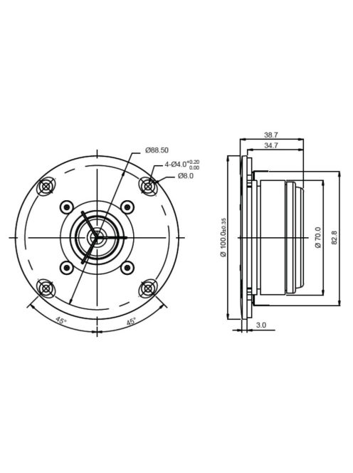 SB26CDC-C000-4ohm  tweeter