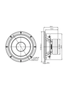SB29NRX75-6 10” mélysugárzó