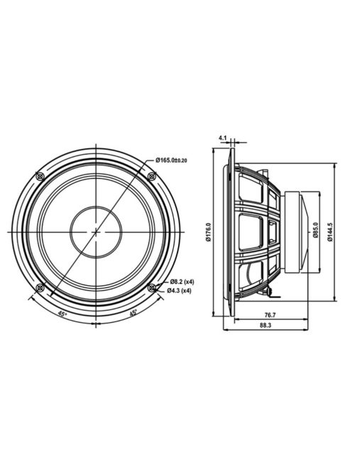 SB Acoustics SB16PFCR25-4