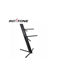Roxtone KS-1000-BK Billentyűs állvány, 2 szintes