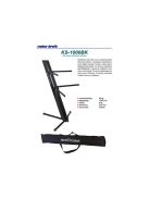 Roxtone KS-1000-BK Billentyűs állvány, 2 szintes