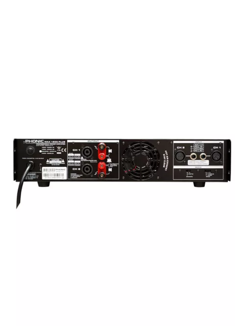Phonic MAX1500 Plus végerősítő, 2x450W / 4 Ohm