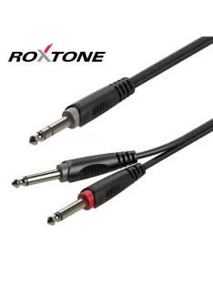   Roxtone RAYC100L3 6,3 sztereó Jack - 2x6,3monó Jack kábel, 3m
