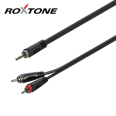 Roxtone RAYC150L1 3,5 sztereó Jack - 2xRCA kábel, 1m