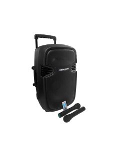   LK-1679-12G2 12" 80/200W akkumulátoros hangfal, 2 Mikrofon, MP3, Bluetooth