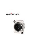 RX3MD-NT XLR papa, szerelhető, 3 pólusú, (ezüst)