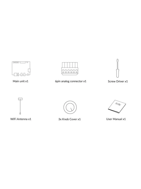 Arylic Up2Stream amp 2.1 WiFi and Bluetooth 5.0 Stereo Amplifier Board