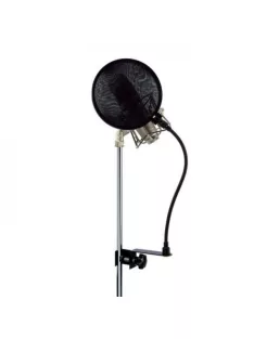 pop filter 190 mm átmérőjű, gégecsöves