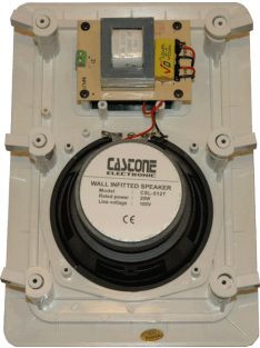   Castone CSL-512T, kétutas süllyeszthető mennyezeti, fali hangszóró
