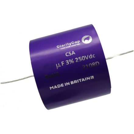 ClarityCap CSA6u8H250Vdc | 6,8 µF | 3% | CSA 250V Capacitor