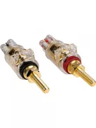 BPS-G | Supreme Insulated Binding Post Banana Jack | Pair Gold