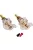 BPWK-G | Winged Knob Insulated Binding Post | Banana Jack | Pair Gold