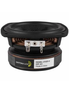 CF120-4 4-1/2" Woven Carbon Fiber Midwoofer 4 Ohms