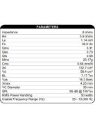 Dayton Audio DA175-8 7" Alumínium mélysugárzó, mélyközép