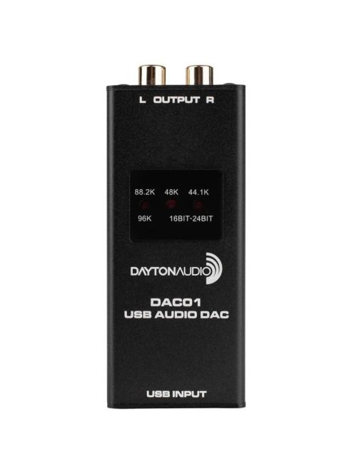 DAC01 USB Audio DAC 24-bit/96 kHz RCA Output