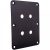 DBPP-BK Double Binding Post Plate Black Anodized