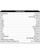 Dayton Audio DC160-4 6-1/2" Classic mélysugárzó