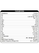 Dayton Audio DC160-8 6-1/2" Classic Woofer