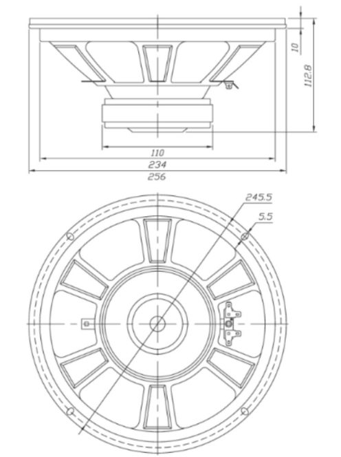 Dayton Audio DC250-8 10" Classic Woofer