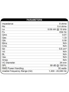 Dayton Audio DC28F-8 1-1/8" Silk Dome Tweeter