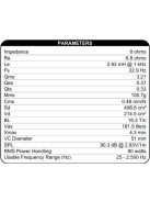 Dayton Audio DC300-8 12" Klasszikus mélysugárzó