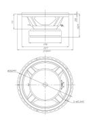 DS270-8 10" Designer Series Woofer Speaker