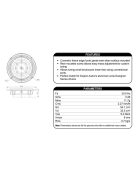 DSA115-PR 4" Designer Series Aluminum Cone Passive Radiator