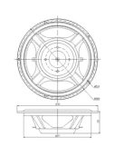 DSA270-PR 10" Designer Series Aluminum Cone Passive Radiator