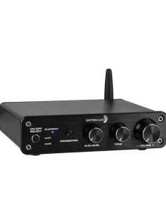   Dayton Audio DTA-2.1BT2 100W 2.1 Class D Bluetooth Amplifier with Sub Frequency Adjustment