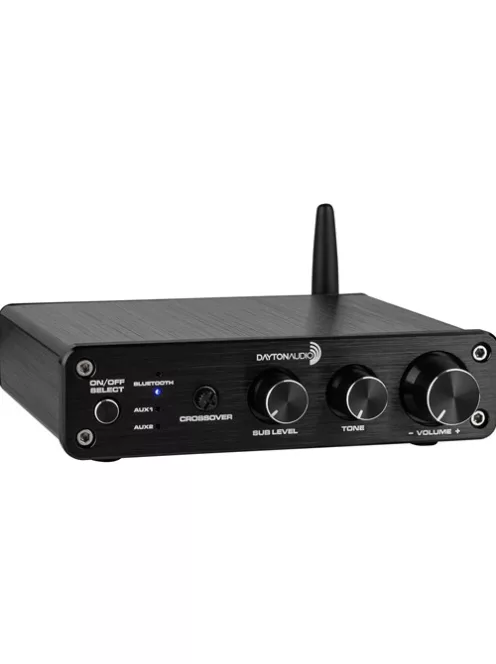 Dayton Audio DTA-2.1BT2 100W 2.1 Class D Bluetooth Amplifier with Sub Frequency Adjustment