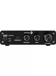  Dayton Audio DTA-2.1BT2 100W 2.1 Class D Bluetooth Amplifier with Sub Frequency Adjustment