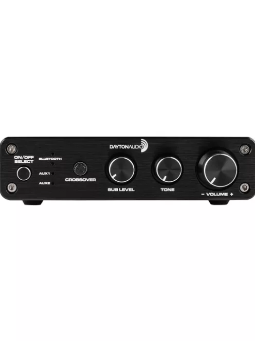 Dayton Audio DTA-2.1BT2 100W 2.1 Class D Bluetooth Amplifier with Sub Frequency Adjustment