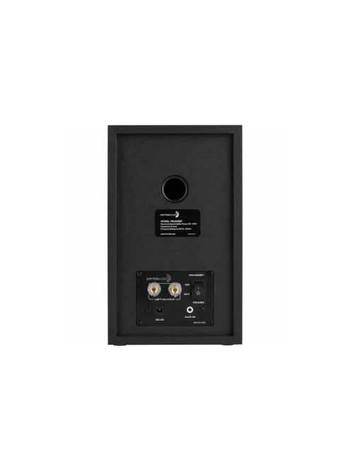 MK402BTX Powered Bluetooth 2-Way Bookshelf Speaker Pair with 3.5mm Aux In
